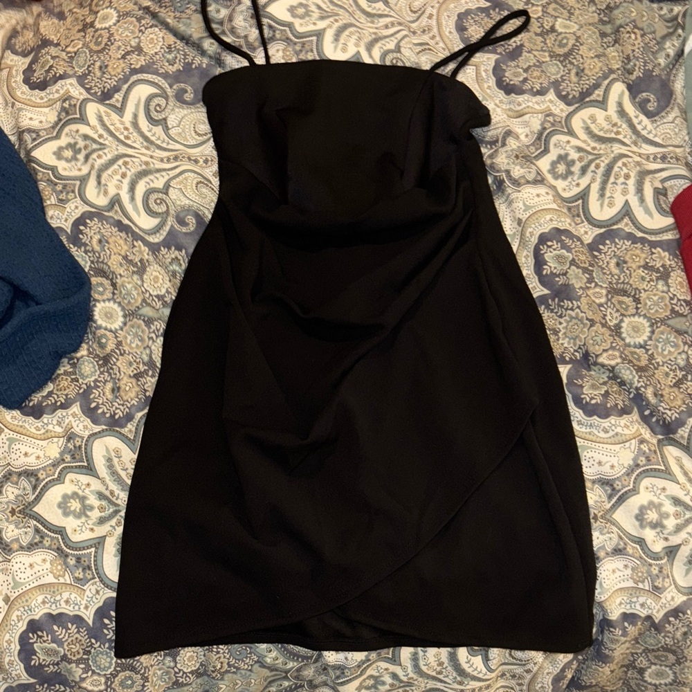 Black Strapless Dress